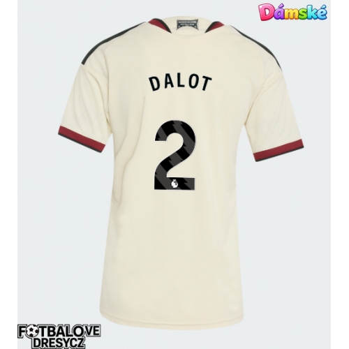 Manchester United Diogo Dalot #2 Dámské Alternativní Dres 2026-27 Krátký Rukáv Manchester United Diogo Dalot #2 Dámské Alternativní Dres 2026-27 Krátký Rukáv